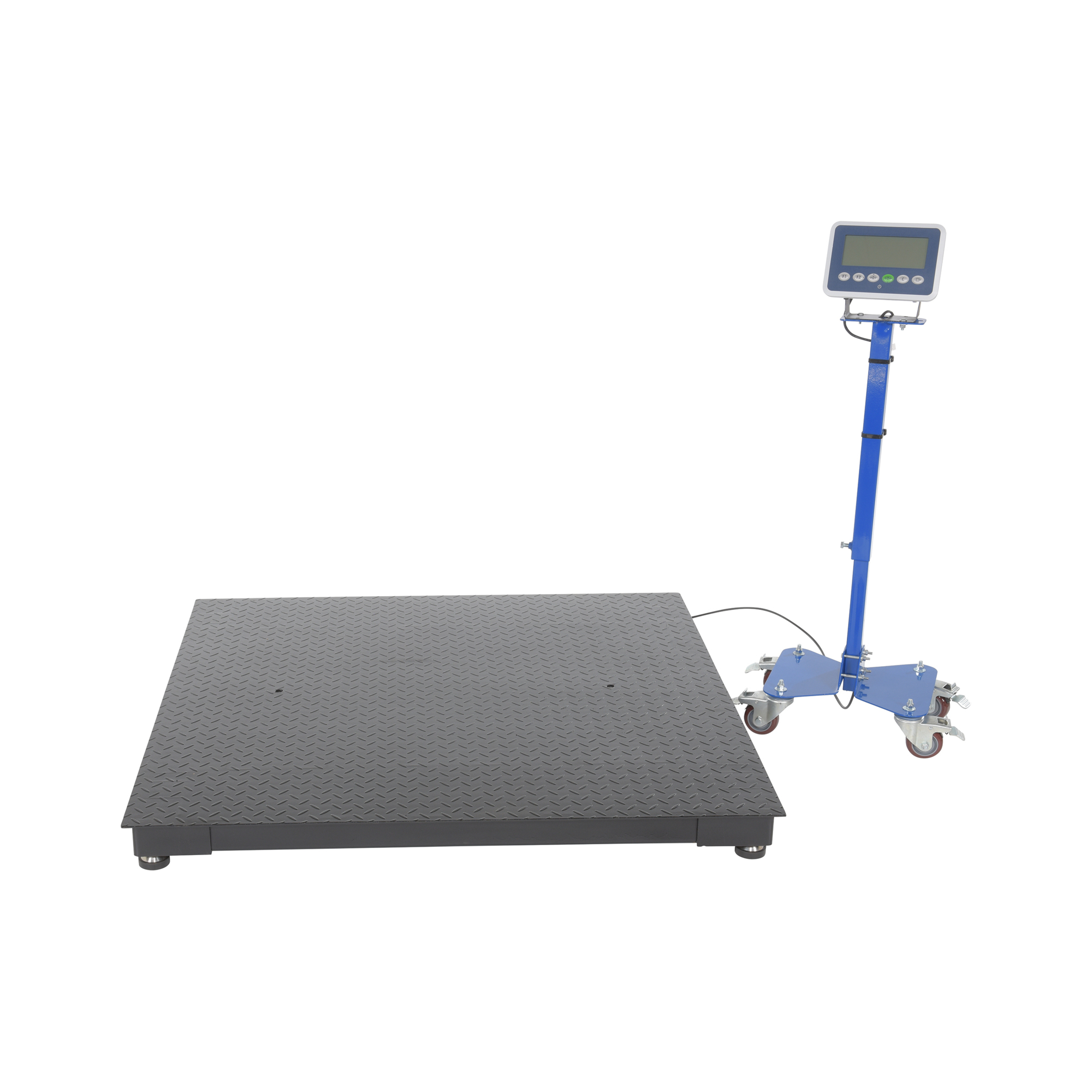 Vestil Low-Profile Floor Scale - 4000-Lb. Capacity, 55in. x 47in. Platform, Steel, Powder-Coated, Model# VLPFS-4A
